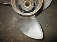 Load image into Gallery viewer, Johnson 115hp 2 stroke outboard stainless propeller (389948) 13 3/8 x 17
