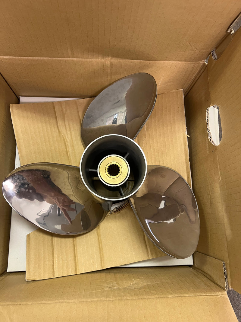 Suzuki DF150 150-300hp outboard COUNTER rotation stainless propeller 3x16x18.5L
