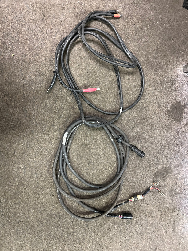 Yamaha Outboard 17' 10 pin rigging harness with 11' battery cables