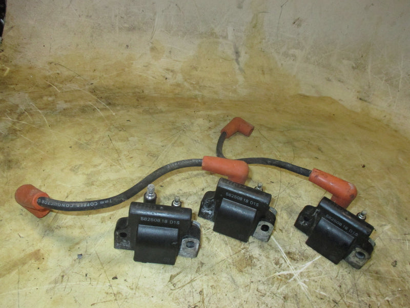 Johnson 115hp 2 stroke outboard ignition coil set of 3 (1582508)