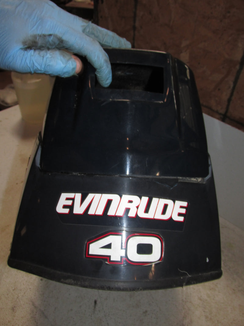 Evinrude ETEC 40hp 2 Stroke Outboard Top Cowling W/Pull start