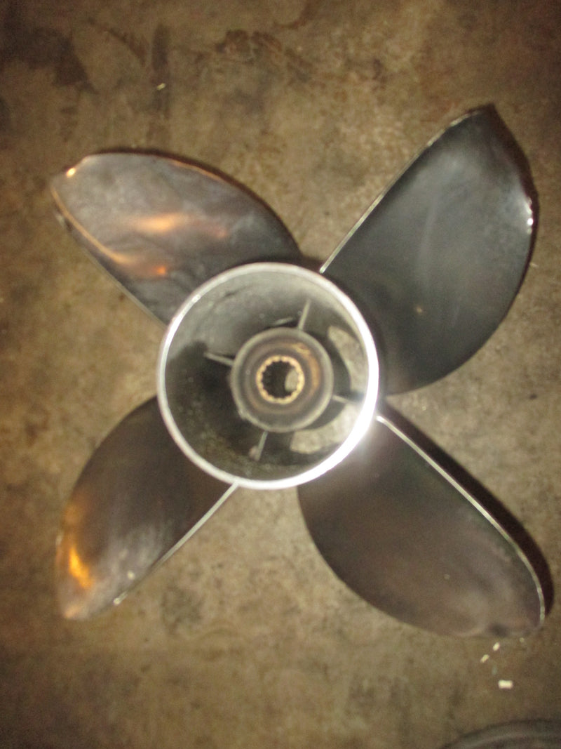 Evinrude ETech 250hp G2 H0 2 stroke Outboard 4 Blade RX4 Stainless Propeller
