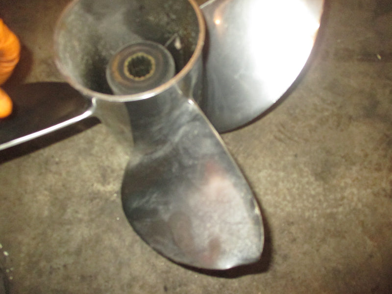 Evinrude ETech 250hp G2 H0 2 stroke Outboard 4 Blade RX4 Stainless Propeller