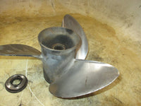 Load image into Gallery viewer, Johnson 115hp 2 stroke outboard stainless steel propellor (176572713 7/8x17)
