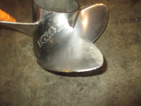 Load image into Gallery viewer, Evinrude ETech 250hp G2 H0 2 stroke Outboard 4 Blade RX4 Stainless Propeller
