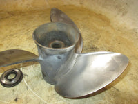 Load image into Gallery viewer, Johnson 115hp 2 stroke outboard stainless steel propellor (176572713 7/8x17)
