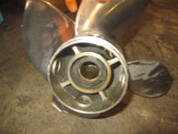 Load image into Gallery viewer, Evinrude ETech 250hp G2 H0 2 stroke Outboard 4 Blade RX4 Stainless Propeller
