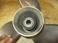 Load image into Gallery viewer, Johnson 115hp 2 stroke outboard stainless steel propellor (176572713 7/8x17)
