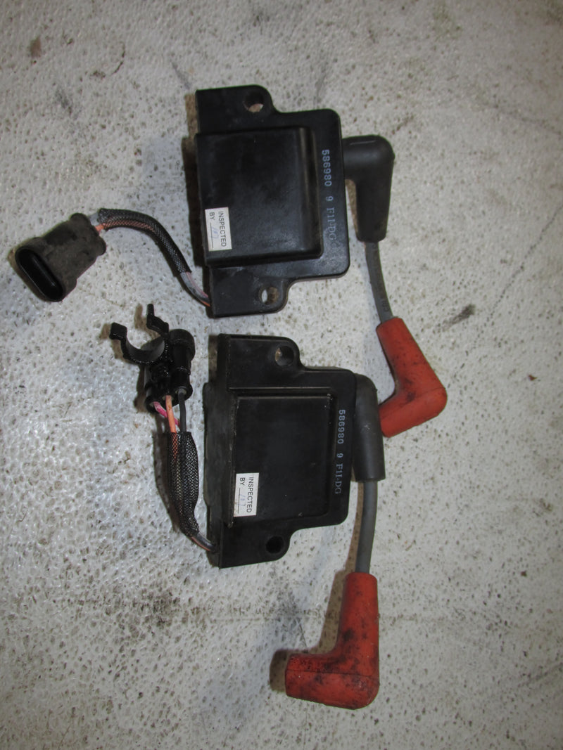 Evinrude ETEC 40hp 2 Stroke Outboard ignition coil set (586980)