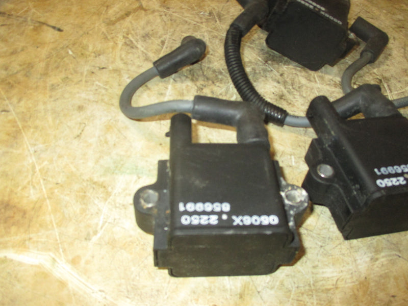 Mercury 150hp 2.5L optimax 2 stroke outboard ignition coil set of 6 (856991)