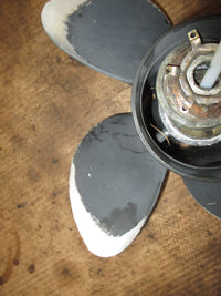 Load image into Gallery viewer, Honda BF90A 90hp outboard Solas 4 blade aluminum propeller 6143-130-15
