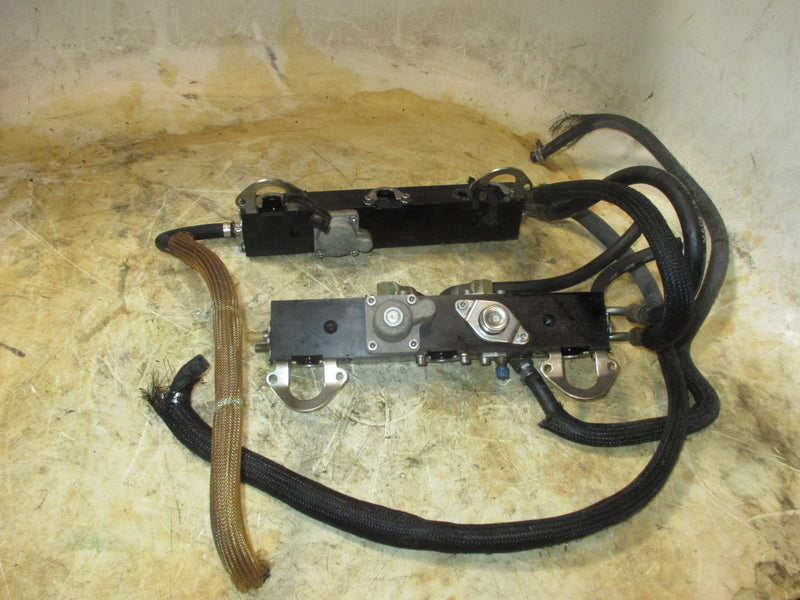 Mercury 150hp 2.5L optimax 2 stroke outboard fuel rail set (859516)