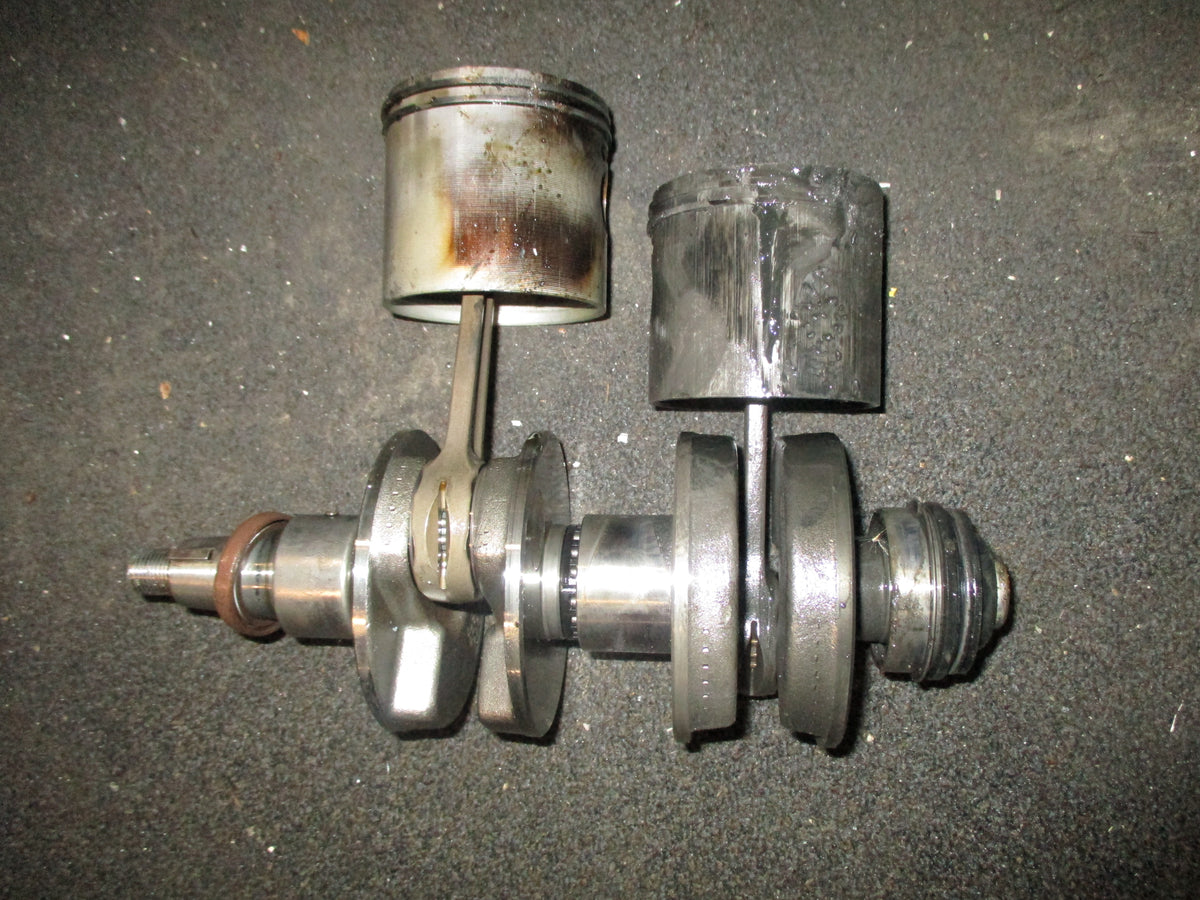 Evinrude ETEC 25hp outboard crankshaft w/ pistons (5008299)