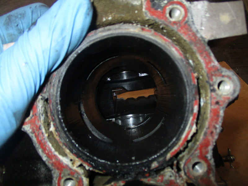 Evinrude ETEC 25hp outboard crankcase block
