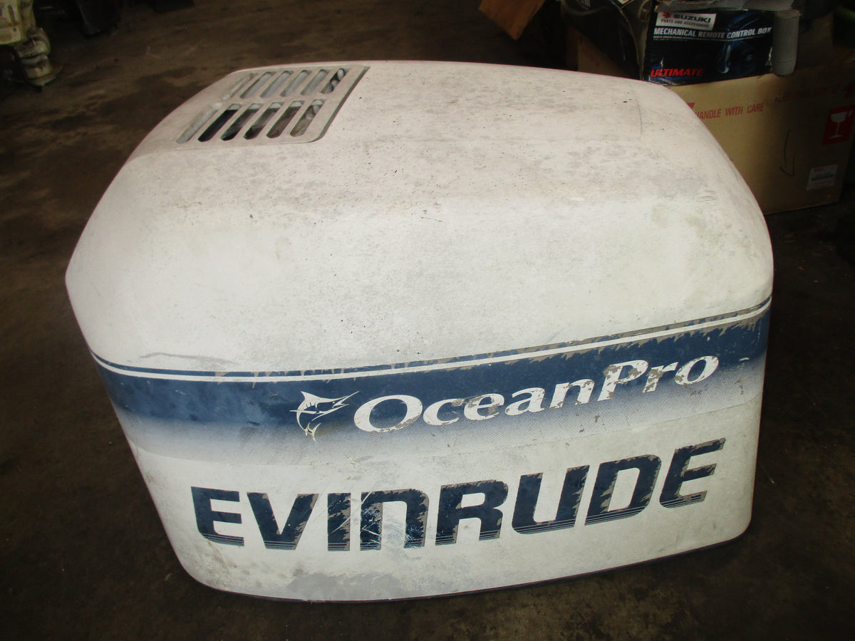 Evinrude 225hp Ocean Pro outboard top cowling