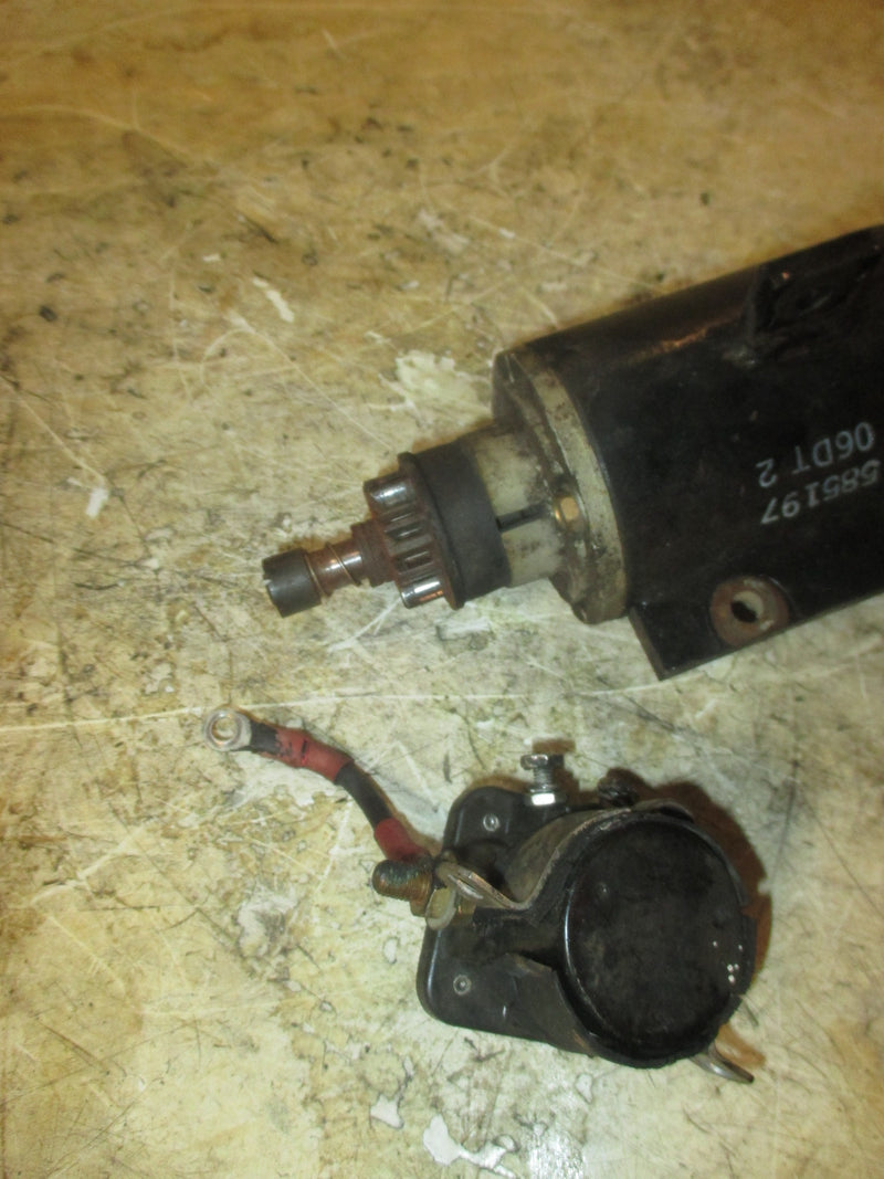 Johnson 70hp 2 Stroke outboard Starter and Relay (585197)