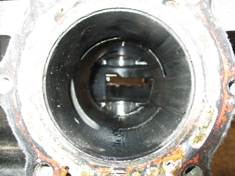 Evinrude ETEC 25hp outboard crankcase block