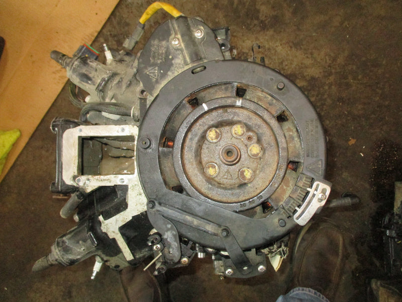 Evinrude Ficht 150hp outboard crankcase powerhead