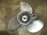 Load image into Gallery viewer, Johnson 115hp 2 stroke outboard stainless steel prop (13 3/4 by 13)
