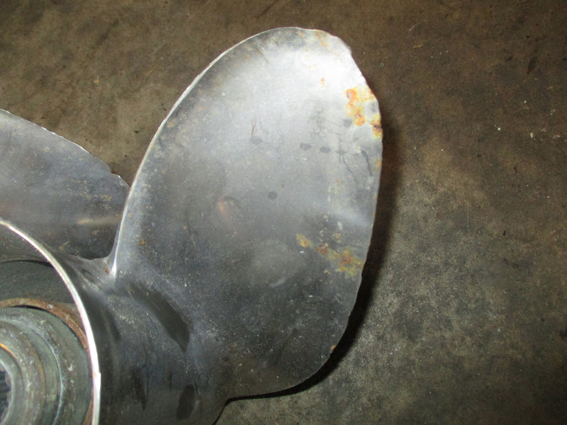 Evinrude Ficht 150hp outboard 4 blade stainless steel prop 13 1/4 by 23