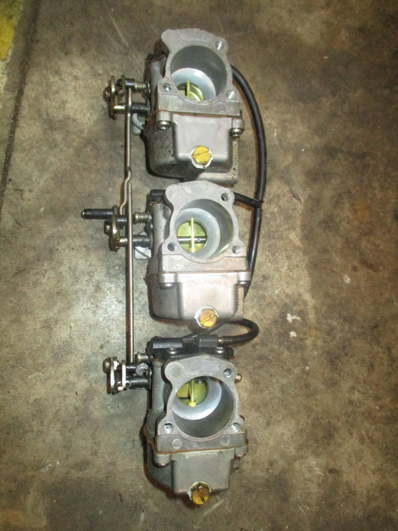 evinrude 50 2 stroke 3 CYL outboard carburetor set (439459)