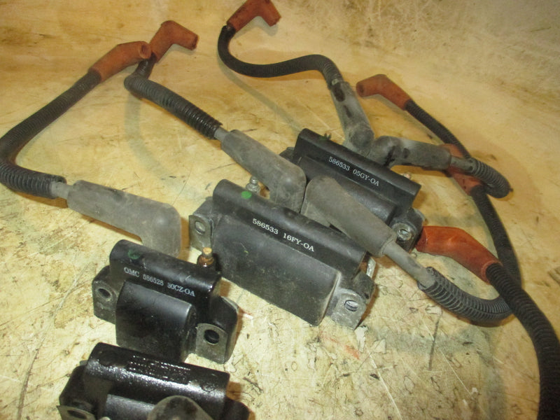 Evinrude Ficht 250hp 2 stroke Outboard Ignition Coil Set (586533/586528)