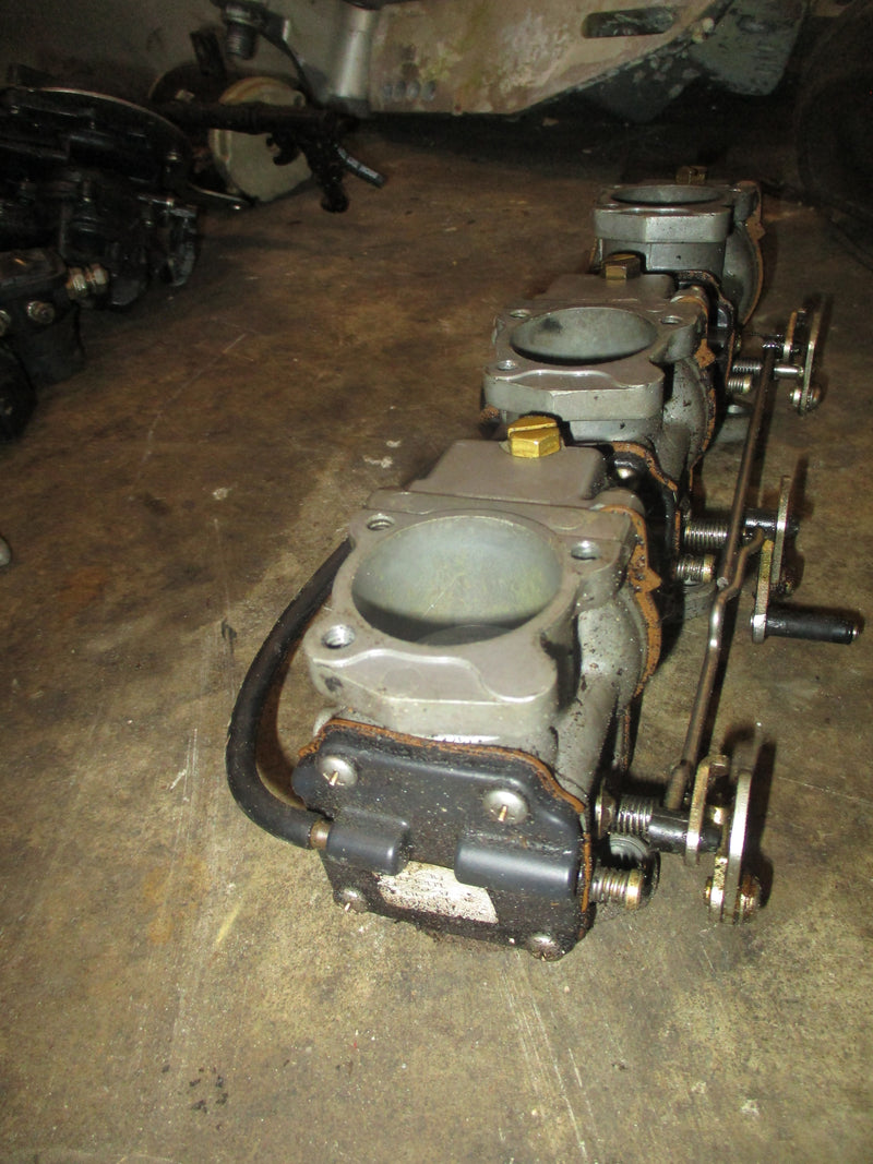 evinrude 50 2 stroke 3 CYL outboard carburetor set (439459)