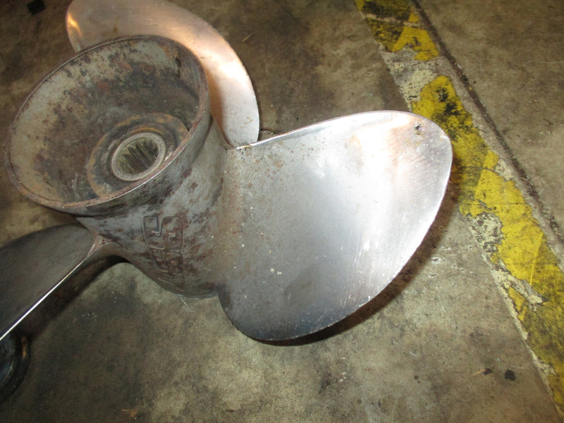 evinrude 60 / 70 hp 2 stroke outboard  stainless steel prop (389949)