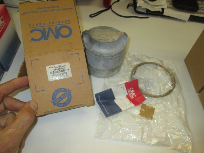 Johnson Evinrude OMC outboard piston and ring .030 oversized (0396588)