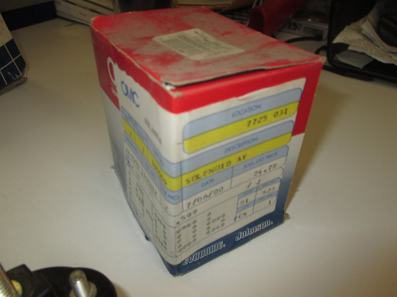 Johnson Evinrude OMC outboard solenoid assembly (0985064)