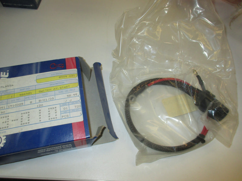 Johnson Evinrude OMC outboard start switch assembly (584581)