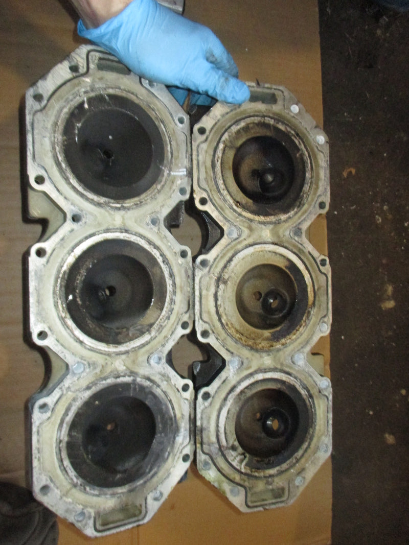 Mercury optimax 225hp 3.0L outboard cylinder head set (900-858485)