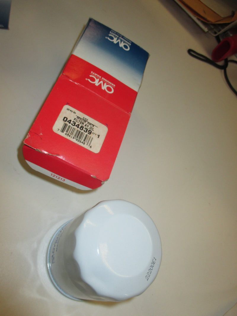 Johnson Evinrude OMC outboard oil filter  (0434839)