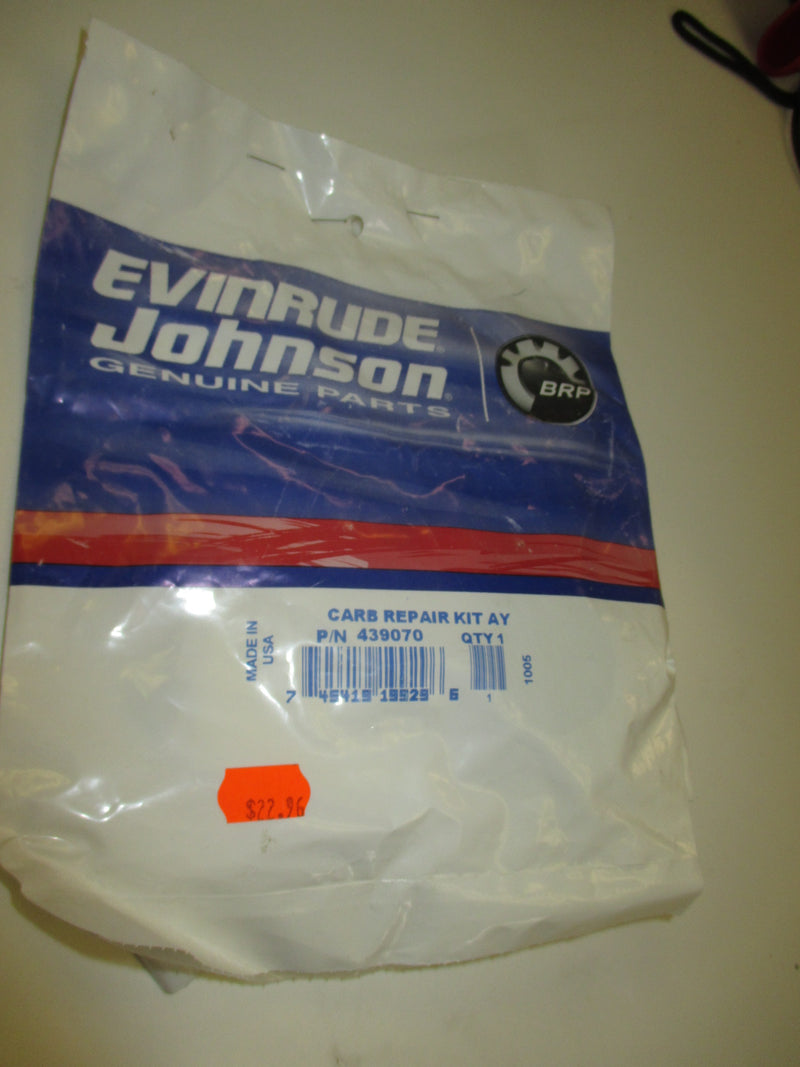 Johnson Evinrude OMC outboard carburetor repair kit (439070)