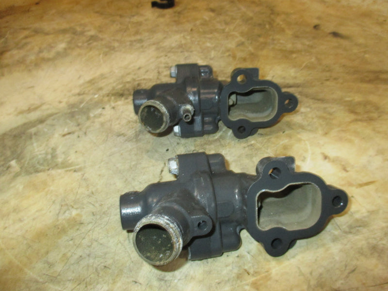 Yamaha 300hp 4 stroke 4.2L outboard thermostat housing and cover