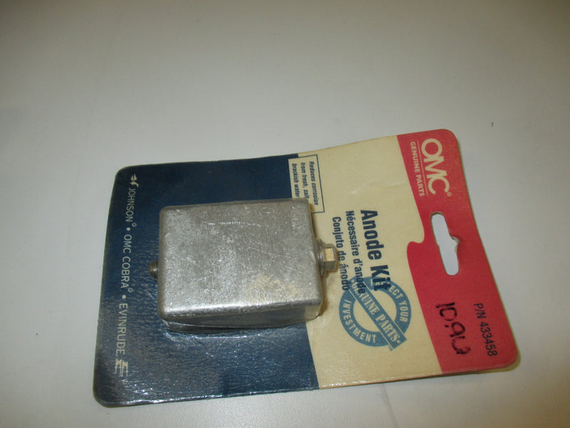 Johnson Evinrude OMC outboard anode kit (433458)