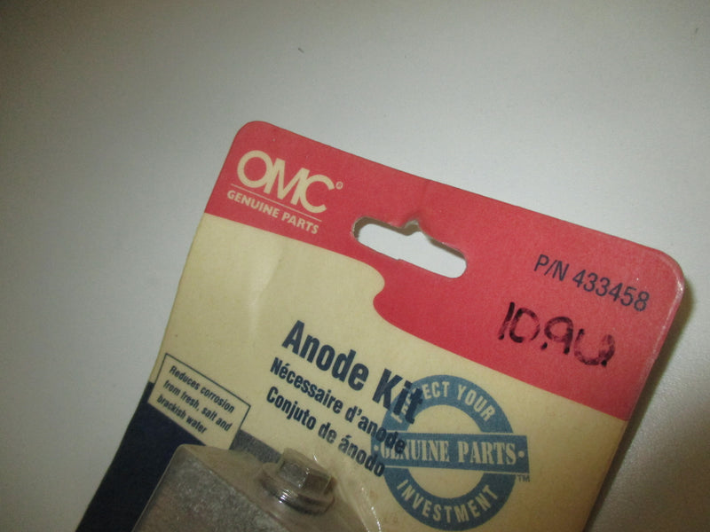 Johnson Evinrude OMC outboard anode kit (433458)