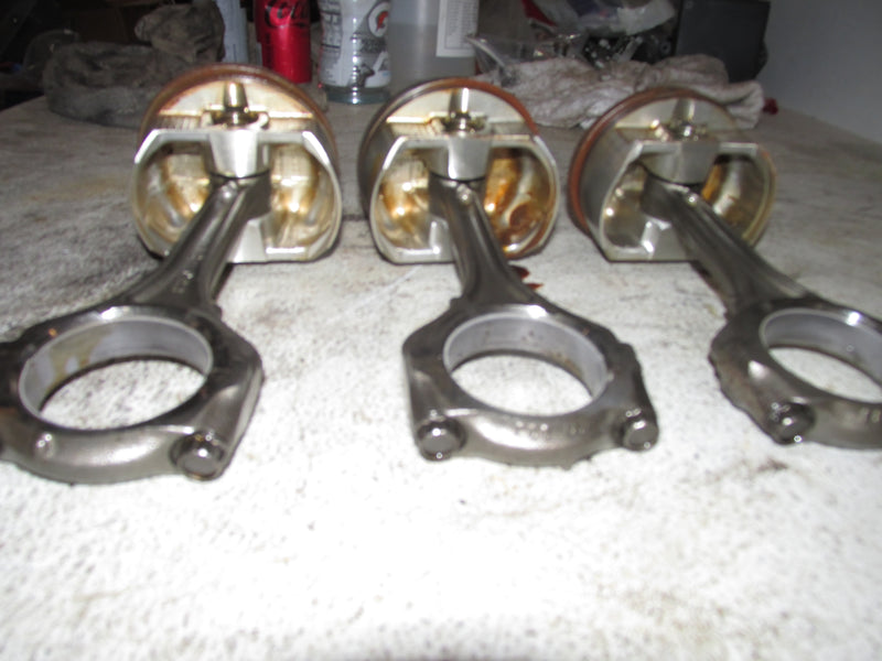 Suzuki DF200 200hp V6 Outboard Piston and Rod Set of 3 (12111-93J02)