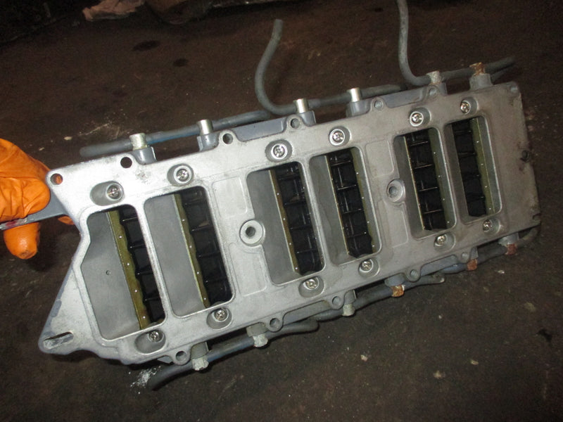 Yamaha 250hp OX66 2 stroke outboard Intake manifold and reeds (65L-13624-01)