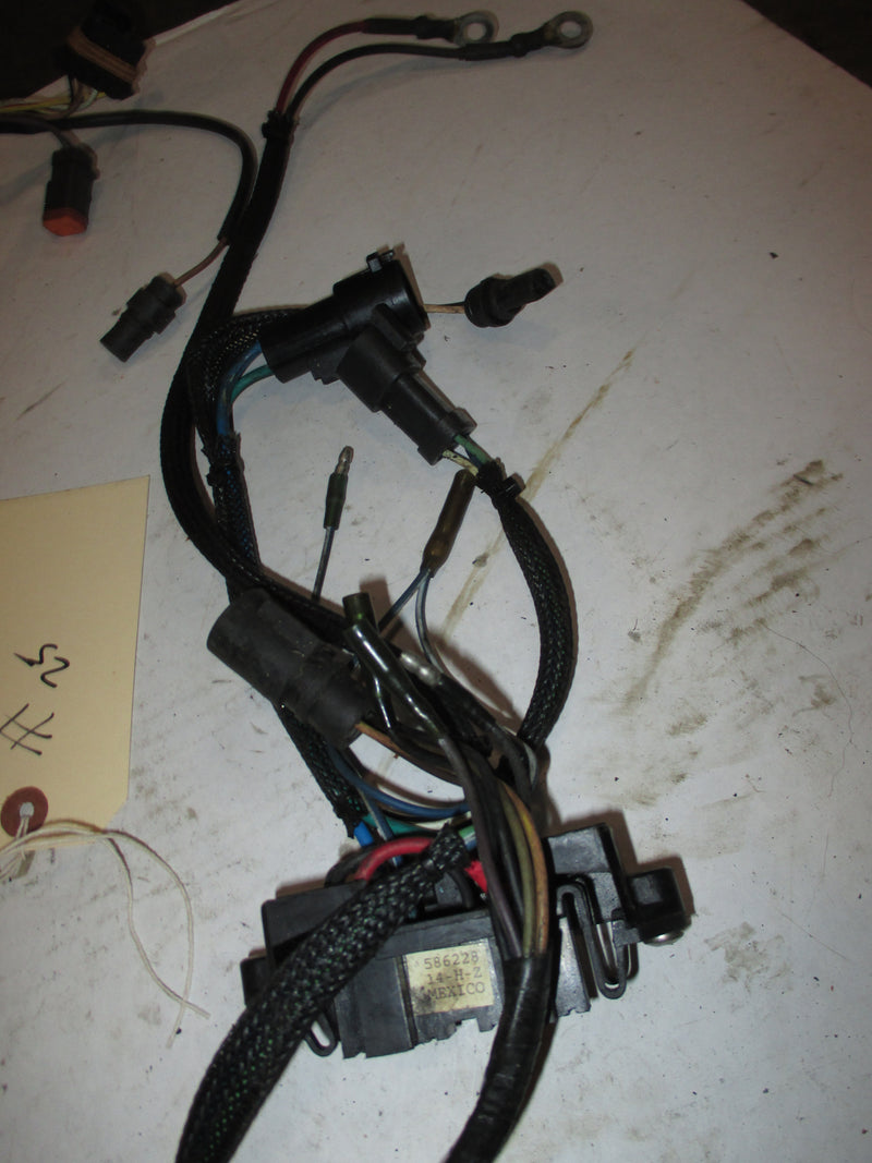 Evinrude 90-115hp 2 stroke 60 degree outboard engine harness 584762 586228