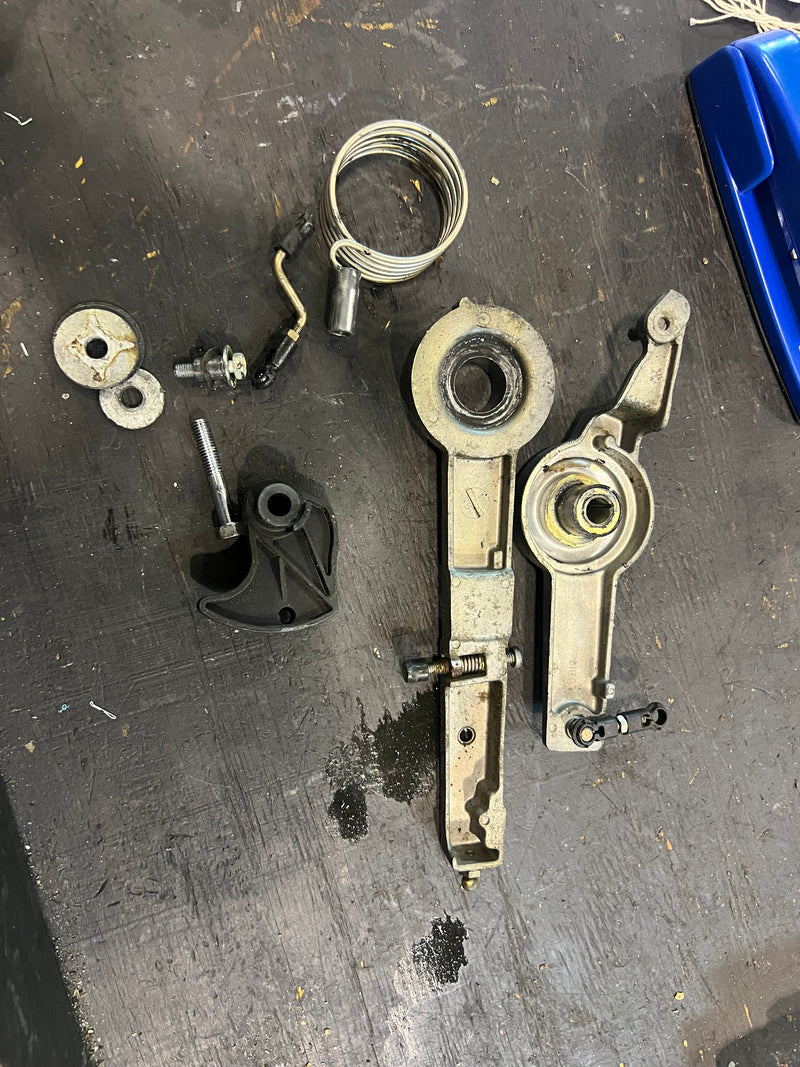 Yamaha 150hp 2 stroke outboard throttle bracket set 61H-41632-02-94