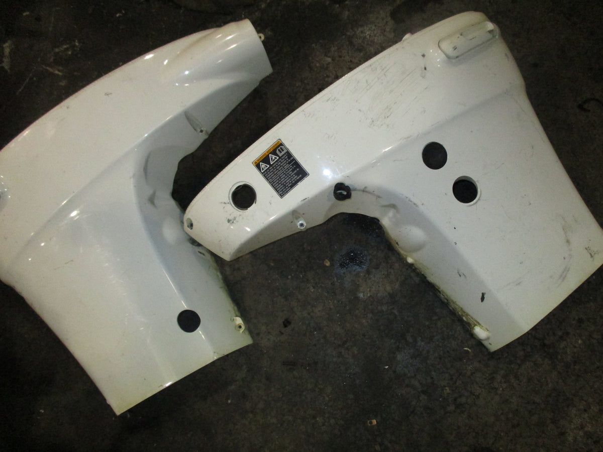 Suzuki DF115 115hp outboard side cover set READ DESCRIPTION