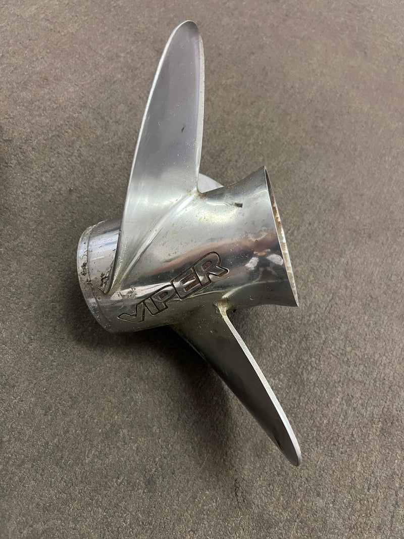 Johnson 150-200hp Outboard Counter Steel Propeller (176629) 14 3/4 x 17