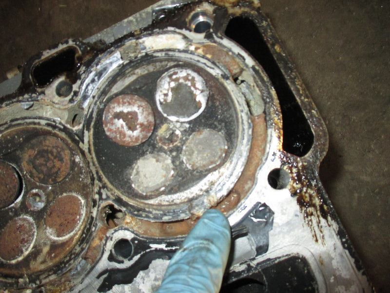 Yamaha 100hp 4 stroke outboard cylinder head (67F-10)