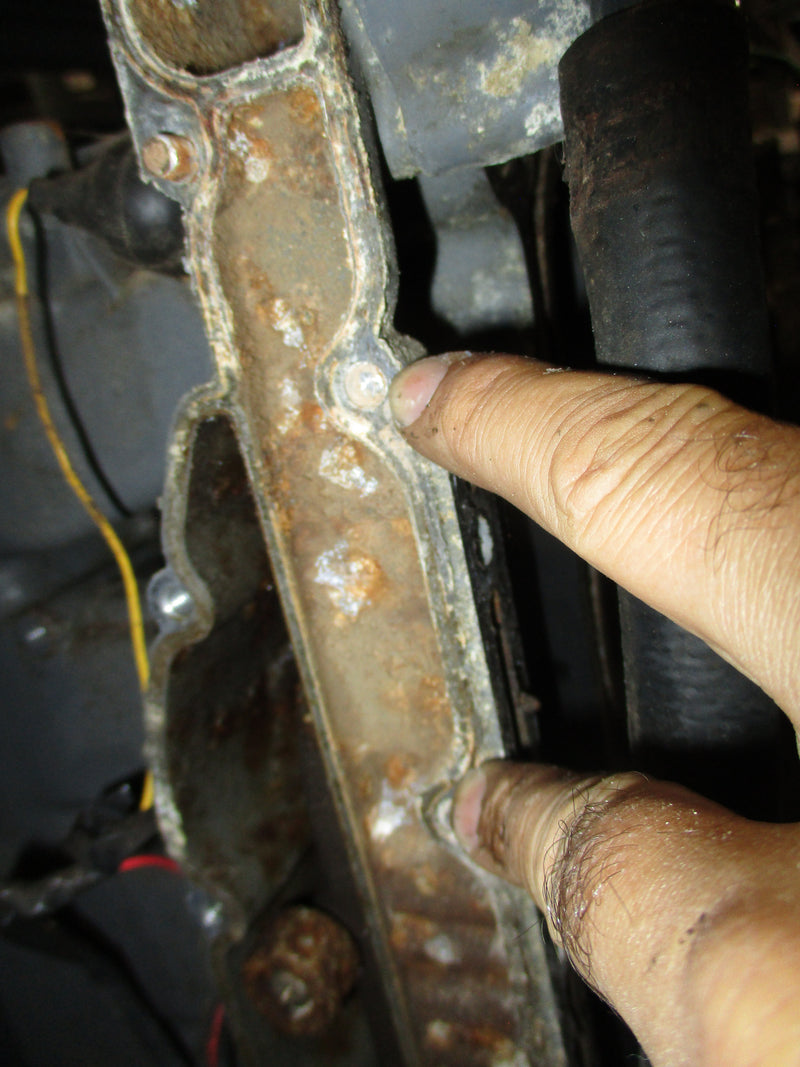 1997 Honda BF75A 4-stroke outboard crankcase block