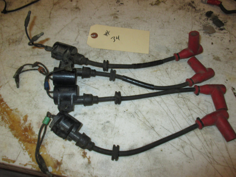 Suzuki DT75 85hp outboard ignition coil set 1-4 (33410-95D10)