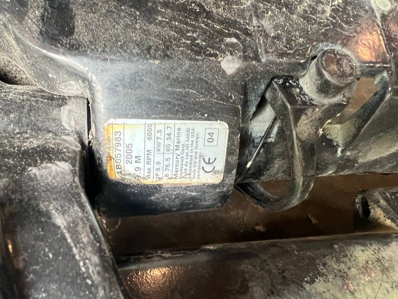 Mercury 9.9hp 2 Stroke Outboard 15" Midsection