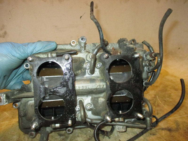 Yamaha 115hp 2 stroke outboard intake manifold with reeds (6E5-13641-10-94)