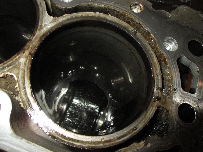 Yamaha 30hp 4 stroke outboard crankcase block