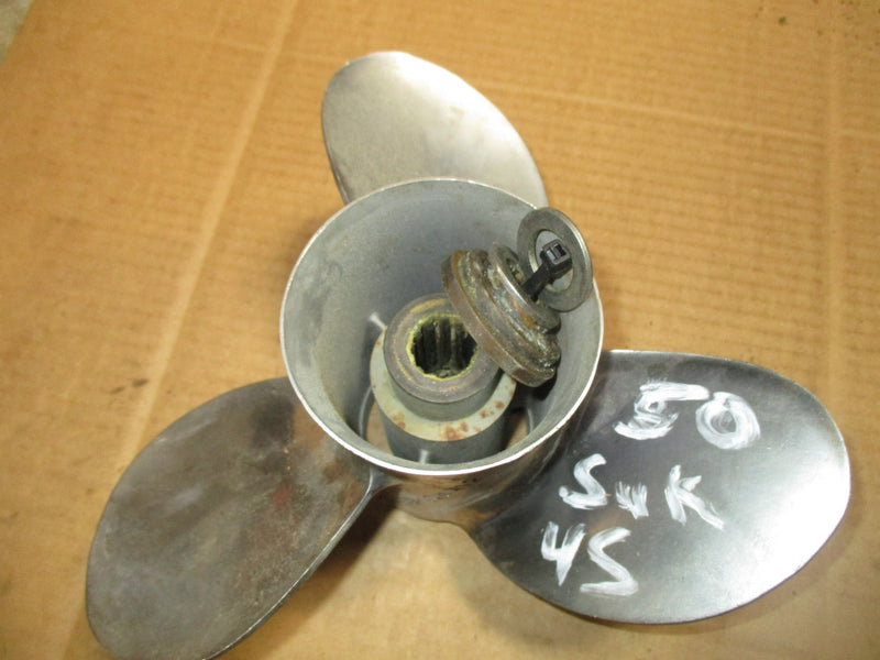Suzuki DF50 outboard stainless prop (993405) 10 3/4 x 12